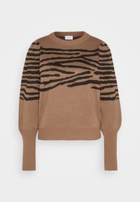 VILA Stickad tröja - brown