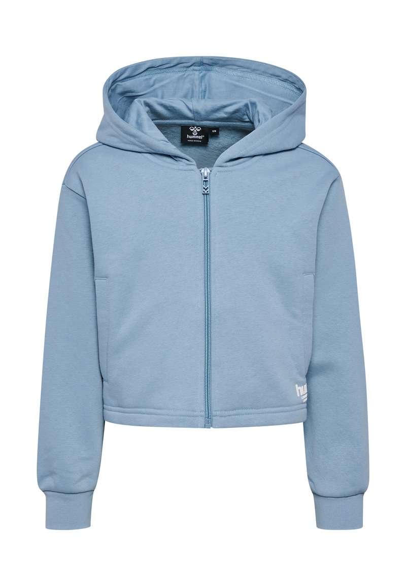 Hummel Sweater met rits lichtblauw Hummel Sweater met rits lichtblauw