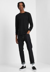 Urban Classics STRETCH TERRY  - Topper langermet - black