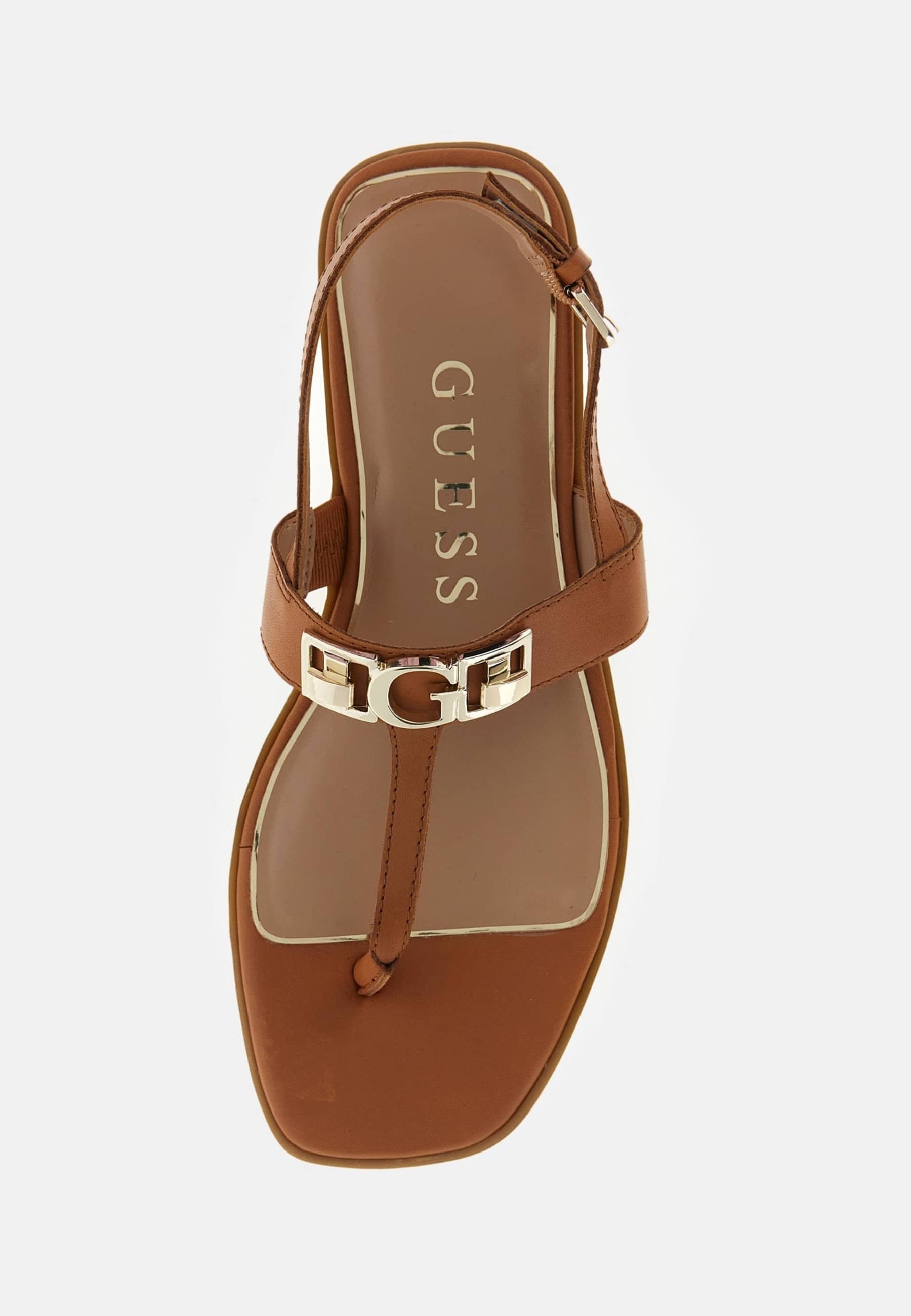 Guess RAMIRY - Sandalias de dedo - braun/marrón - Zalando.es