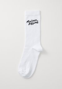 HANDWRITING SOCKS UNISEX - Șosete - white