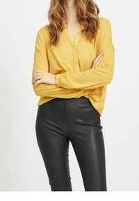 VILA Blus - yellow