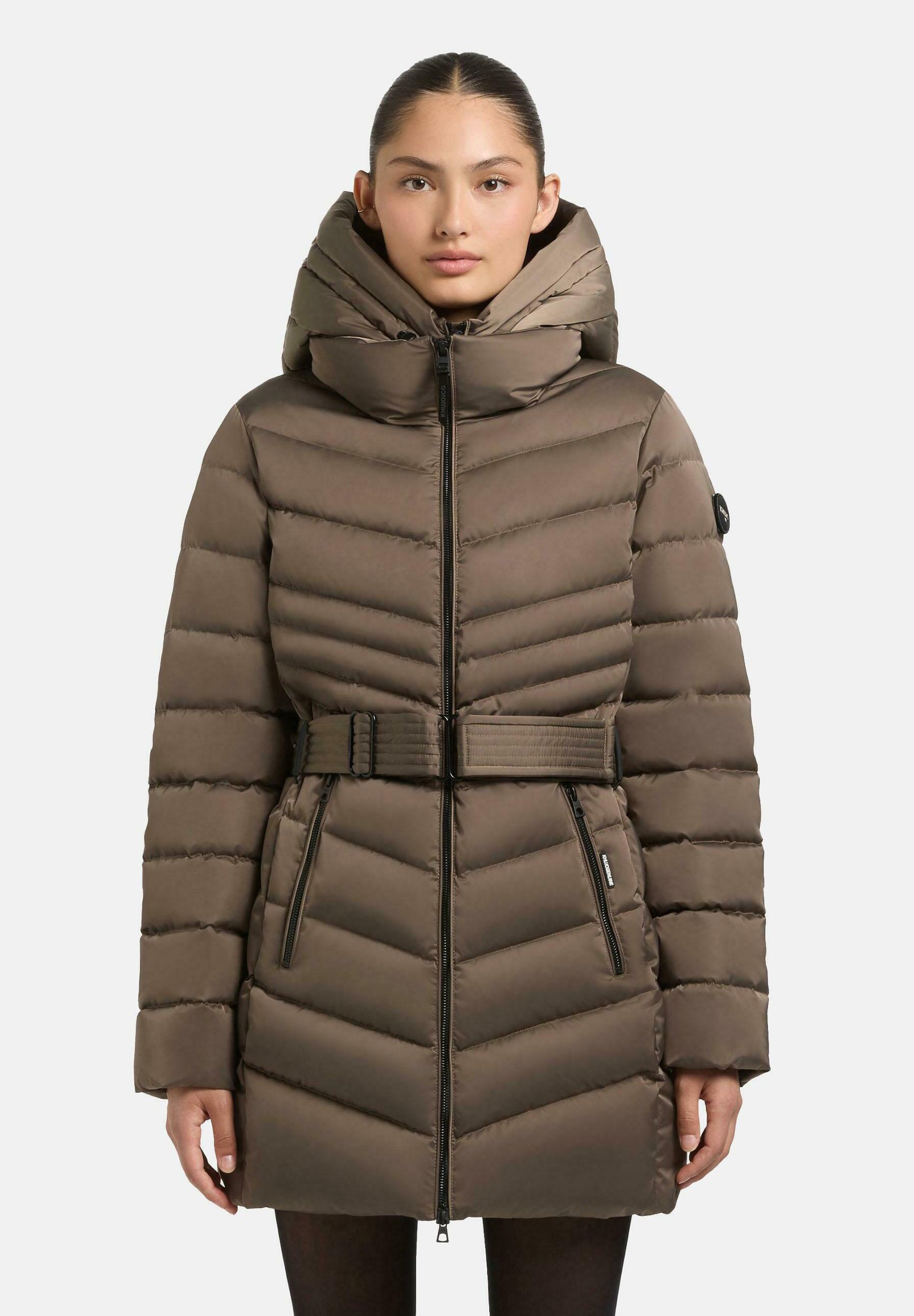 khujo Cappotto invernale cane brown/marrone screziato