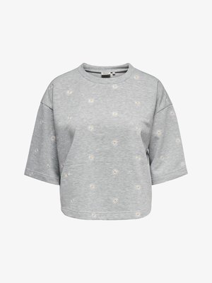 ONLY Hosszú ujjú felső - light grey melange