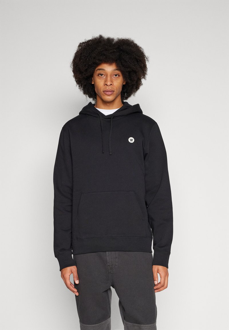 Double A by Wood Wood - ASH HOODIE - Sweatshirt - black, Enlarge