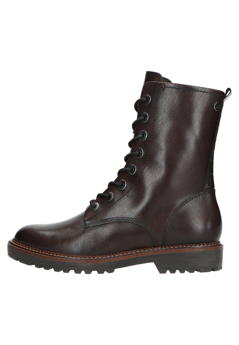 Damen Ankle Boots | Manfield Schnürstiefelette braun - LY47108 Damen Ankle Boots | Manfield Schnürstiefelette braun - LY47108