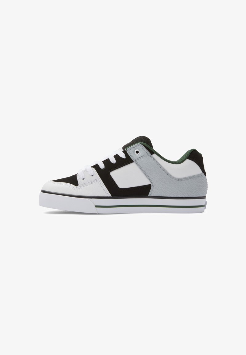 DC Shoes PURE - Trainers - wbn white black green