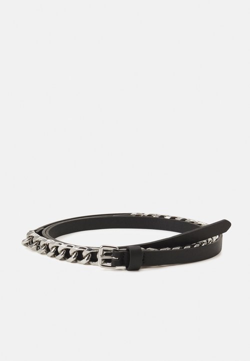 Vivienne Westwood BELTS ALEX GUNMETA Pásek black/černá Zalando.cz