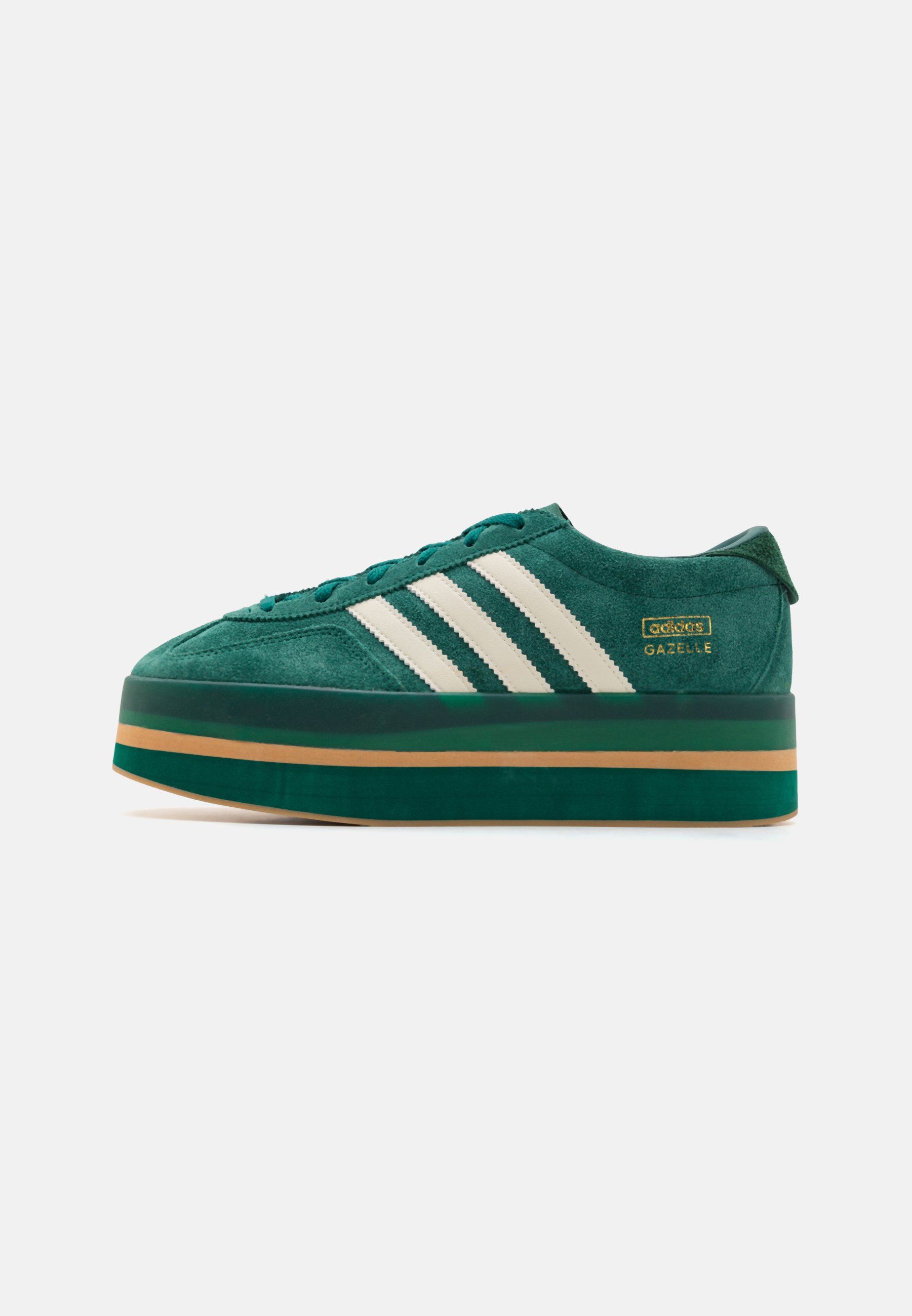 adidas gazelle silver green womens ADIDAS W Gazelle Bold 'Trace Brown' Platform JQ6436 main image 1