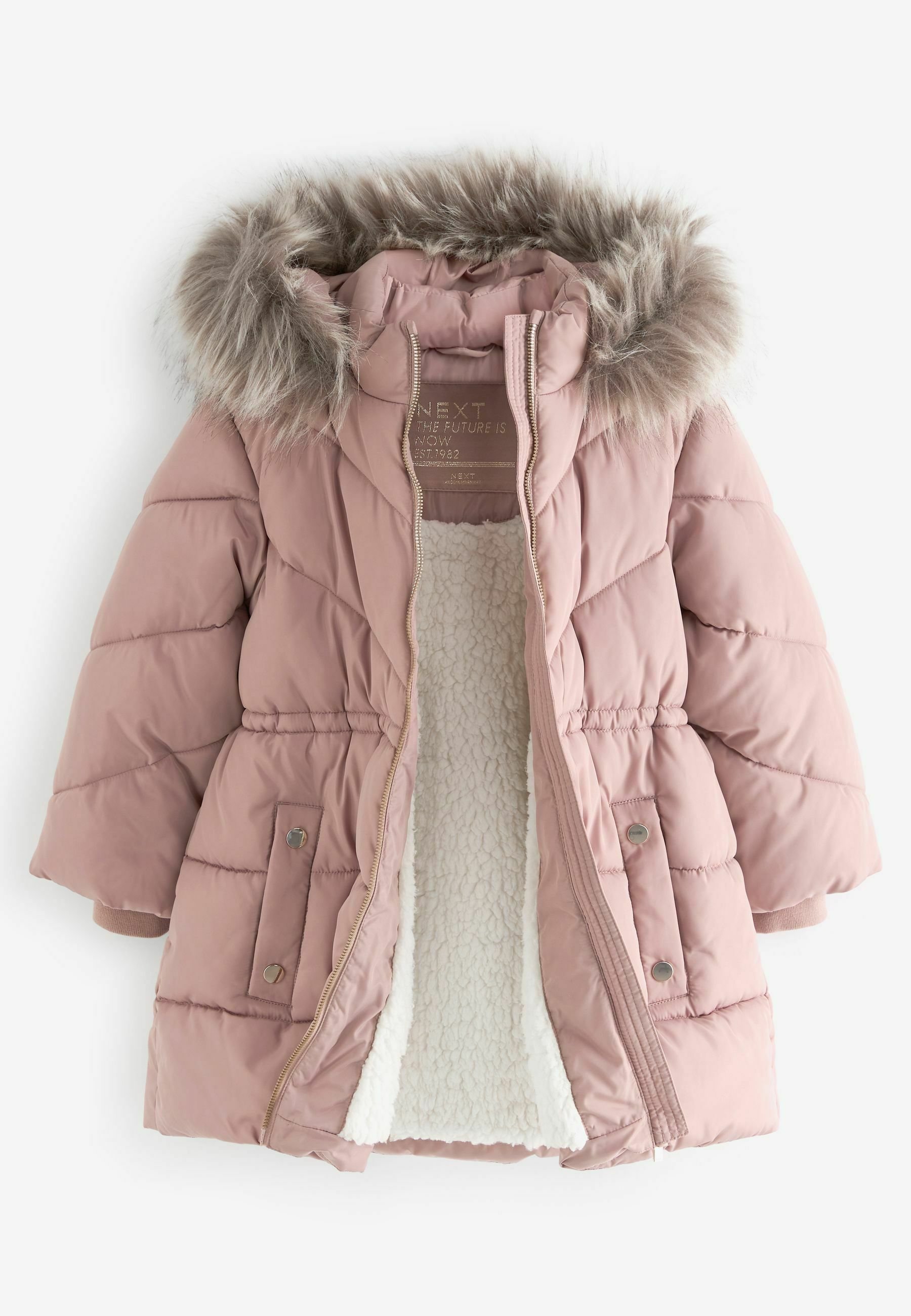 next girls pink coat