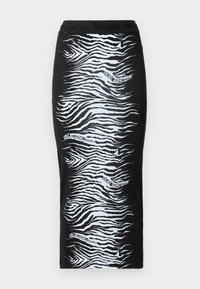 Ozko oprijeto krilo - black/white