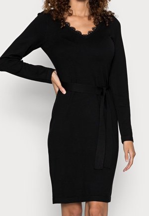 Gebreide jurk - black