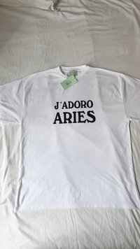 Aries J'ADORO TEE UNISEX - Camiseta estampada - white