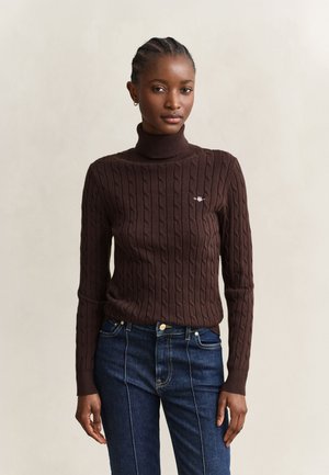 GANT, Pullover - deep brown
