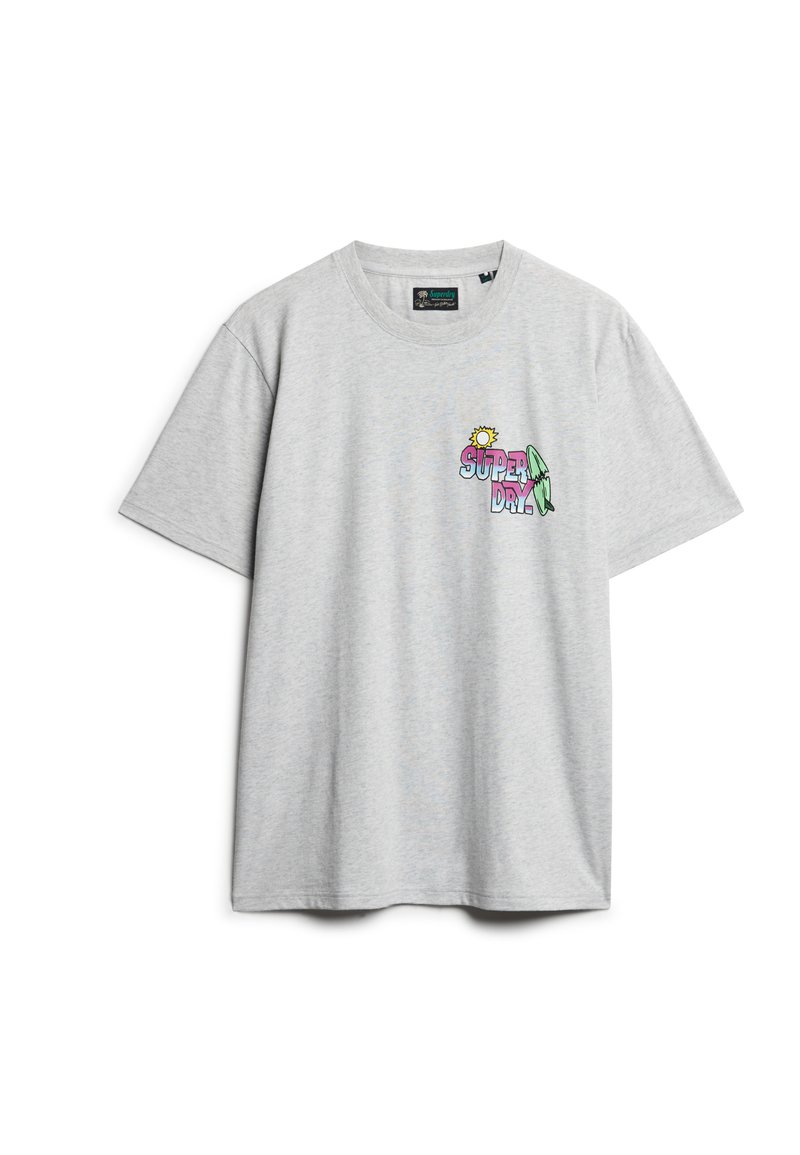 Superdry & Co T-shirt print lichtgrijs