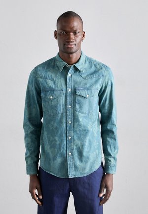 Paul Smith WESTERN - Camicia - greyish green