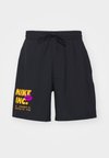 FORM - Pantalón corto de deporte - black/sundial/vivid purple