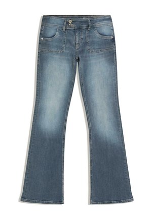 LOW-RISE - Jeans bootcut - dark blue