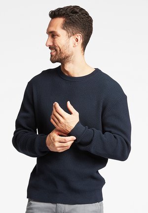 STRUCTURE O-NECK - Svetr - navy
