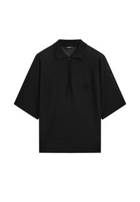 FLOWING STYLE - Polo - black