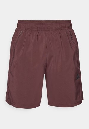 adidas Performance Short de sport - shadow brown/black