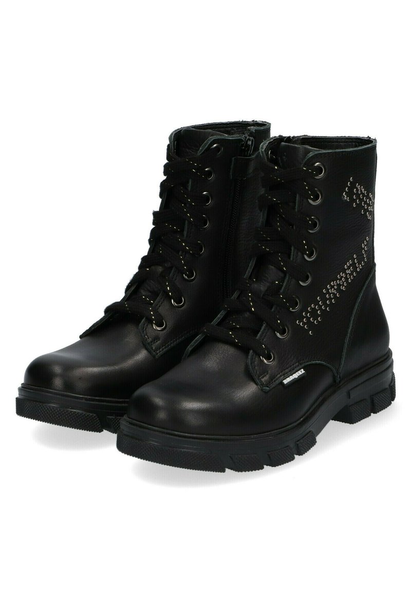 Kinder Booties | Braqeez Schnürstiefel zwart/schwarz - GV11887 Kinder Booties | Braqeez Schnürstiefel zwart/schwarz - GV11887