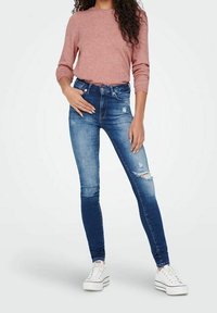 ONLY Stickad tröja - light pink