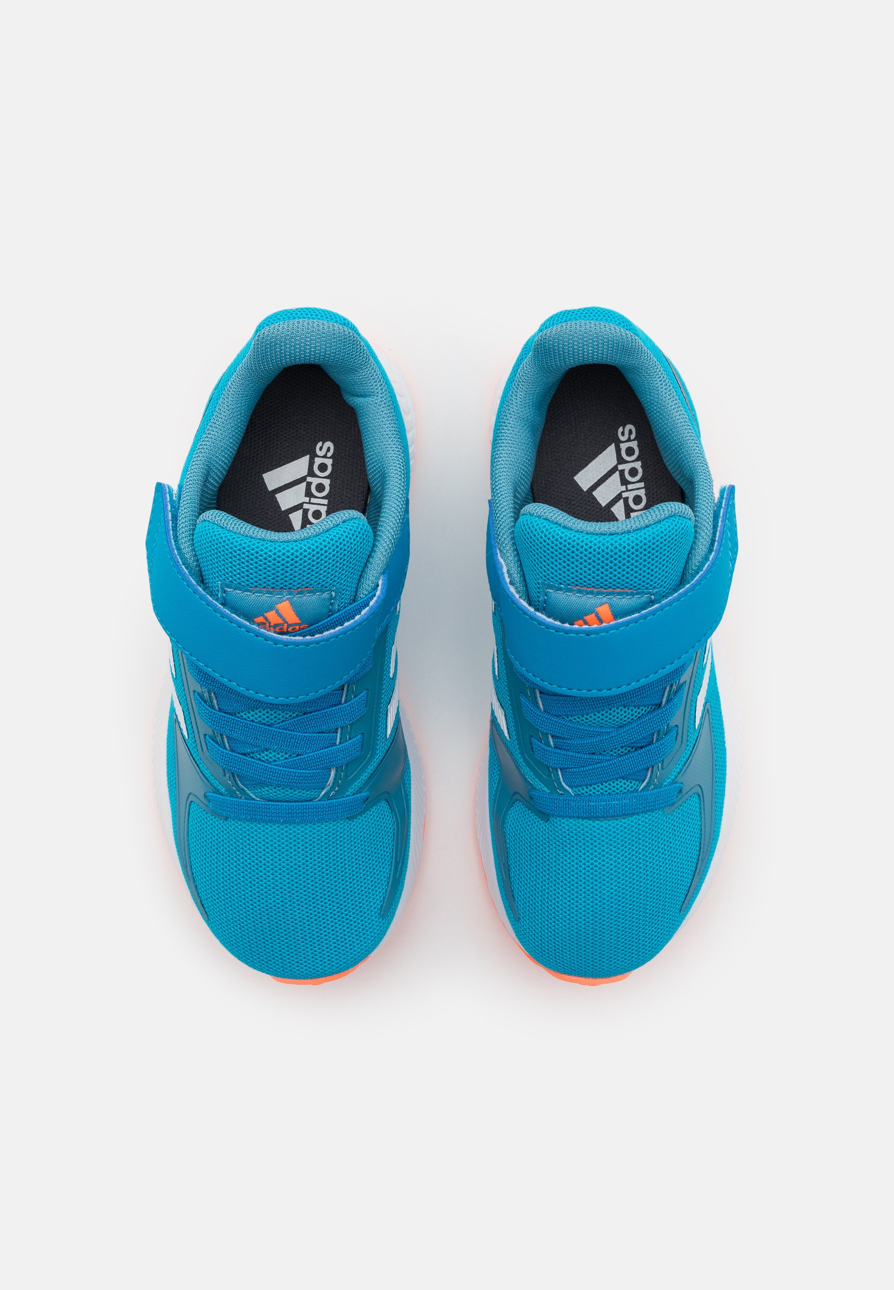 adidas Performance RUNFALCON 2.0 UNISEX - Hardloopschoenen neutraal - solar  blue/footwear white/hazy blue/koningsblauw - Zalando.nl