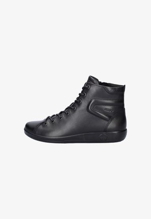 ECCO, ECCO SOFT 2.0 DAMES HOGE SNEAKER - Sneakers hoog - zwart