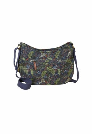 FatFace, LEAF FLORAL CANVAS CROSSBODY BAG - Umhängetasche - teal blue