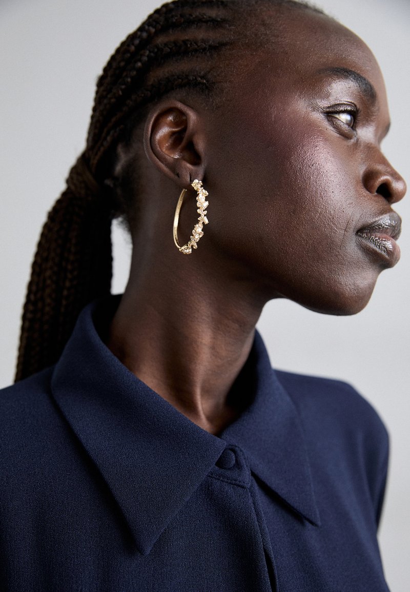 Marchesa VINE LEAF HOOP - Øredobber - gold-coloured