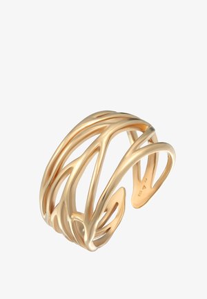 Elli LEAF ORNAMENT - Bague - gold-coloured