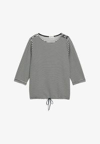 Selected, offwhite navy regular stripe