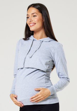 MATERNITY NURSING - Hoodie - grey melange