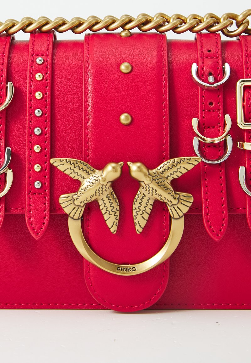 Love Moschino HOLIDAY BOW - Borsa a tracolla - red/rosso