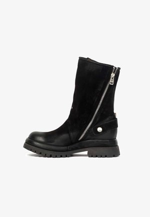 A.S.98, DAKOTA - Bottines de cowboy / motard - black