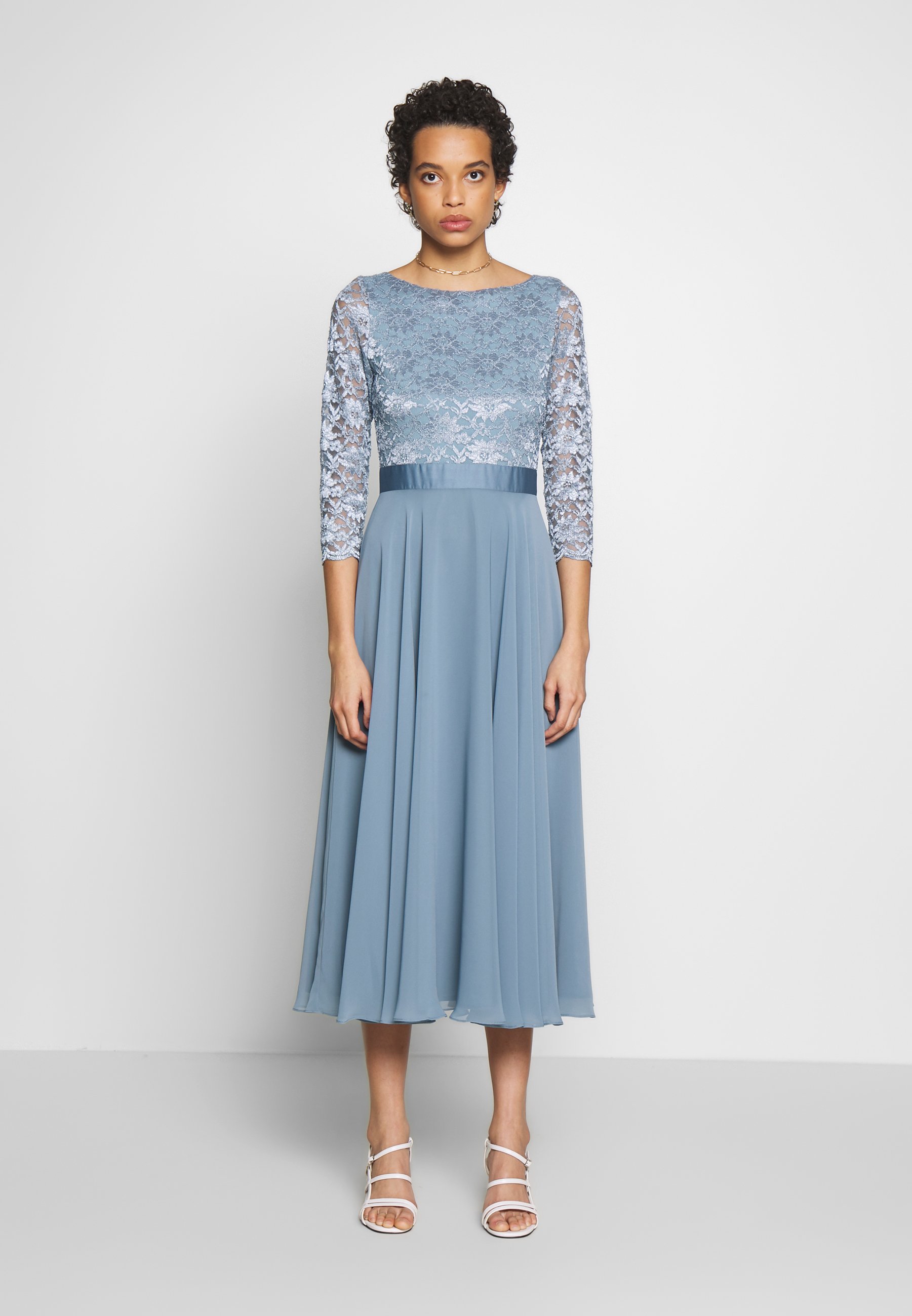 Swing Cocktailkleid Festliches Kleid Azurblau Hellblau Zalando De