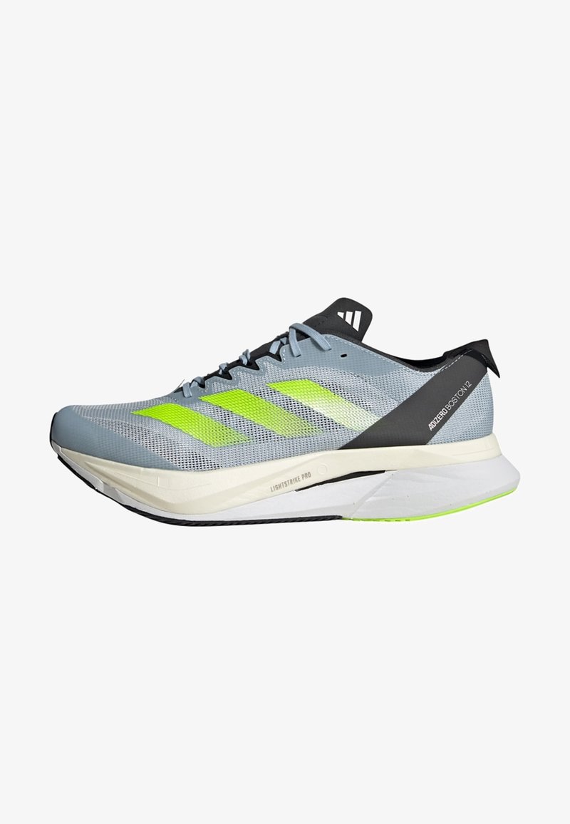 adidas Performance ADIZERO BOSTON 12 - Løbesko til landevejen - blue/lucid lemon