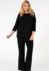 YOEK Langærmet T-shirt - black