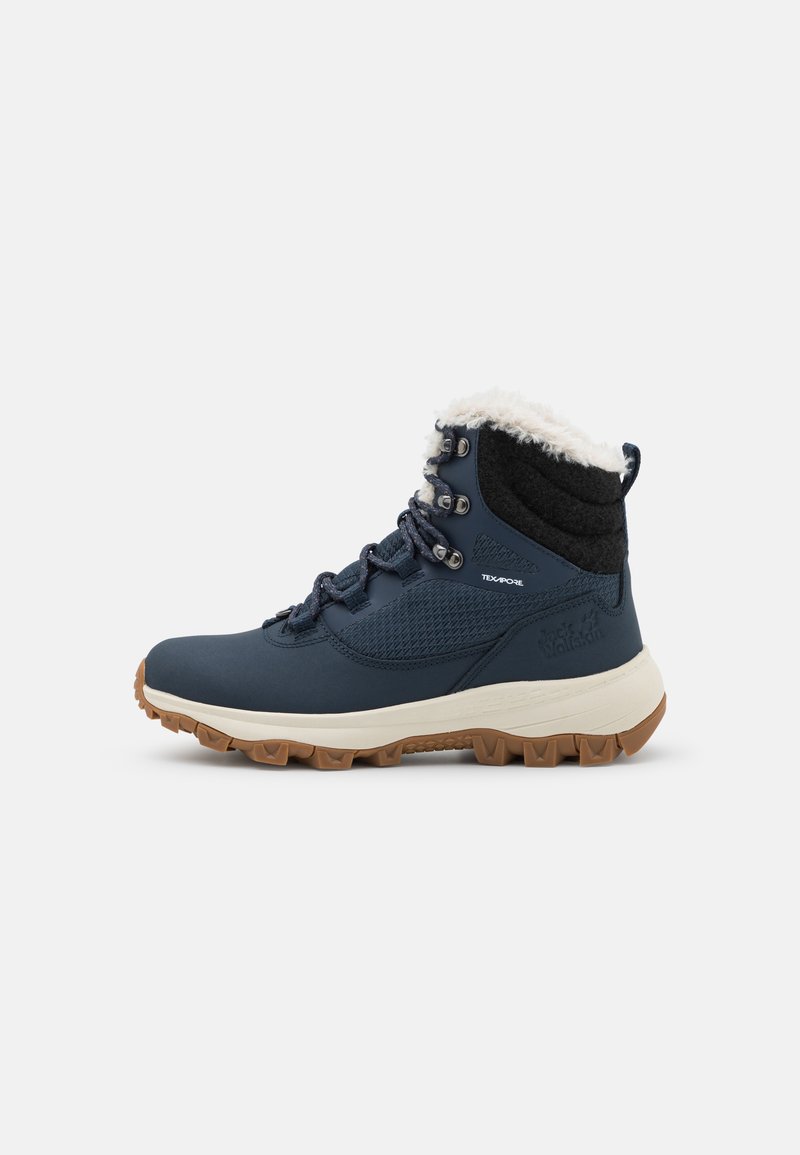 Jack Wolfskin EVERQUEST TEXAPORE W - Vinterstøvler - dark blue/off-white