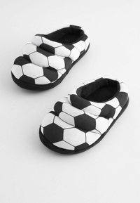 Next FOTBALL REGULAR FIT - Tofflor & inneskor - black white