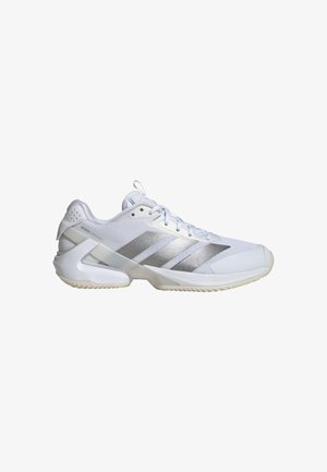 UBERSONIC CLAY - Sapatilhas para ténis em terra batida - cloud white silver metallic cloud white