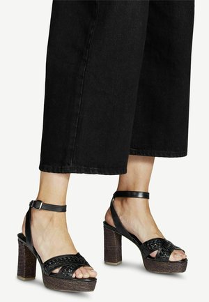 Tamaris High heeled sandals - black