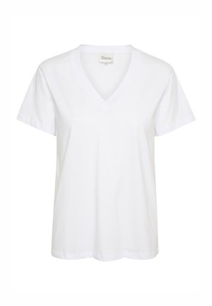 My Essential Wardrobe V-NECK - Osnovna majica kratkih rukava - bright white