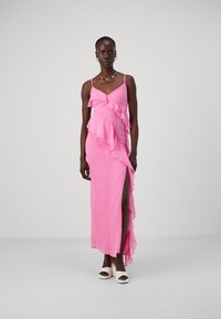 Gina Tricot Tall FRILL DRESS - Oblačila za posebne priložnosti - wild orchid