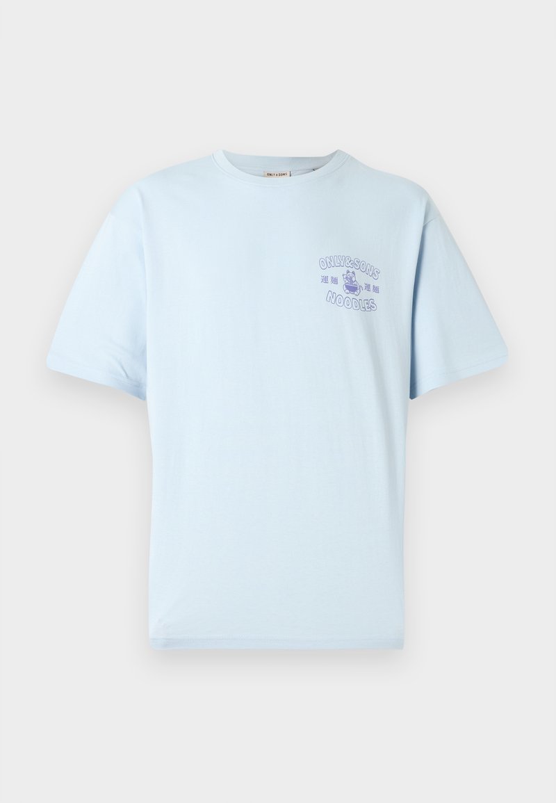 Only & Sons T-shirt print donkerblauw