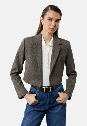 CROP - Blazer - brown