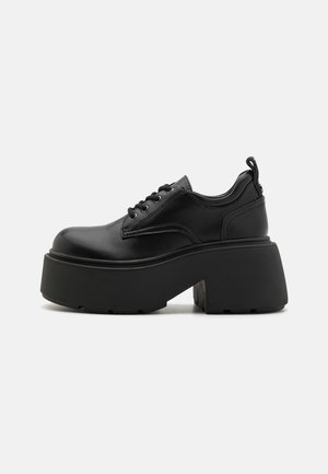 Buffalo VICIOUS LACE UP LO - Nauhakengät - black