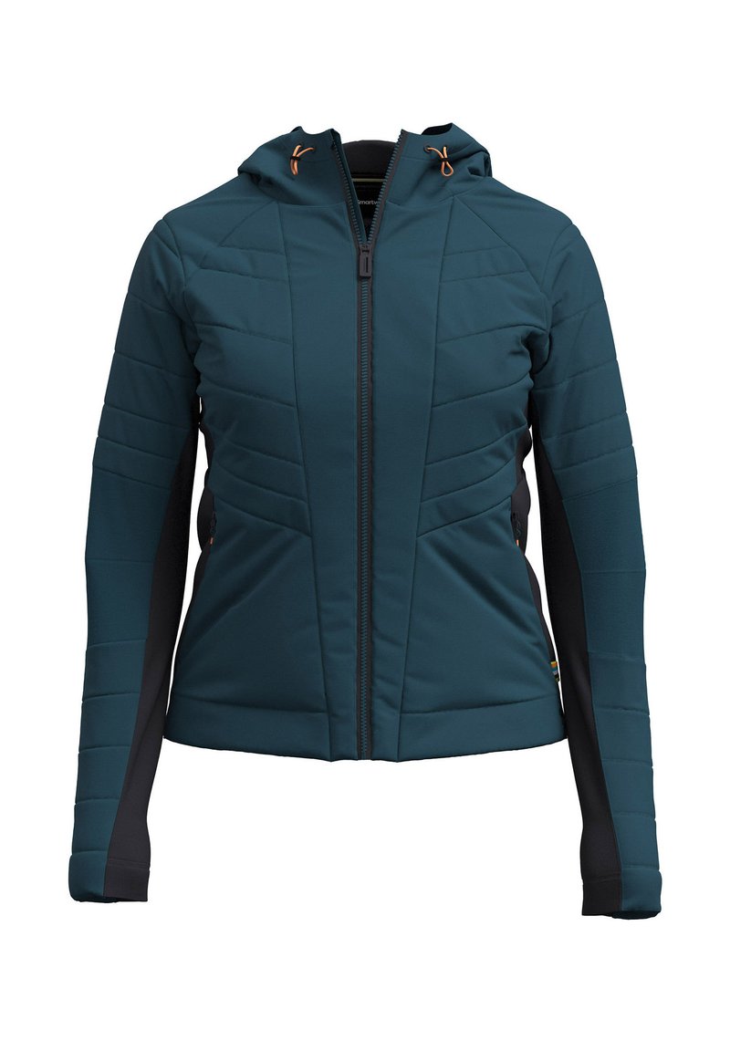 SmartWool Outdoorjas lichtblauw