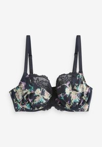 Next 2 PACK  - Grudnjak sa žicom - navy blue floral print cream